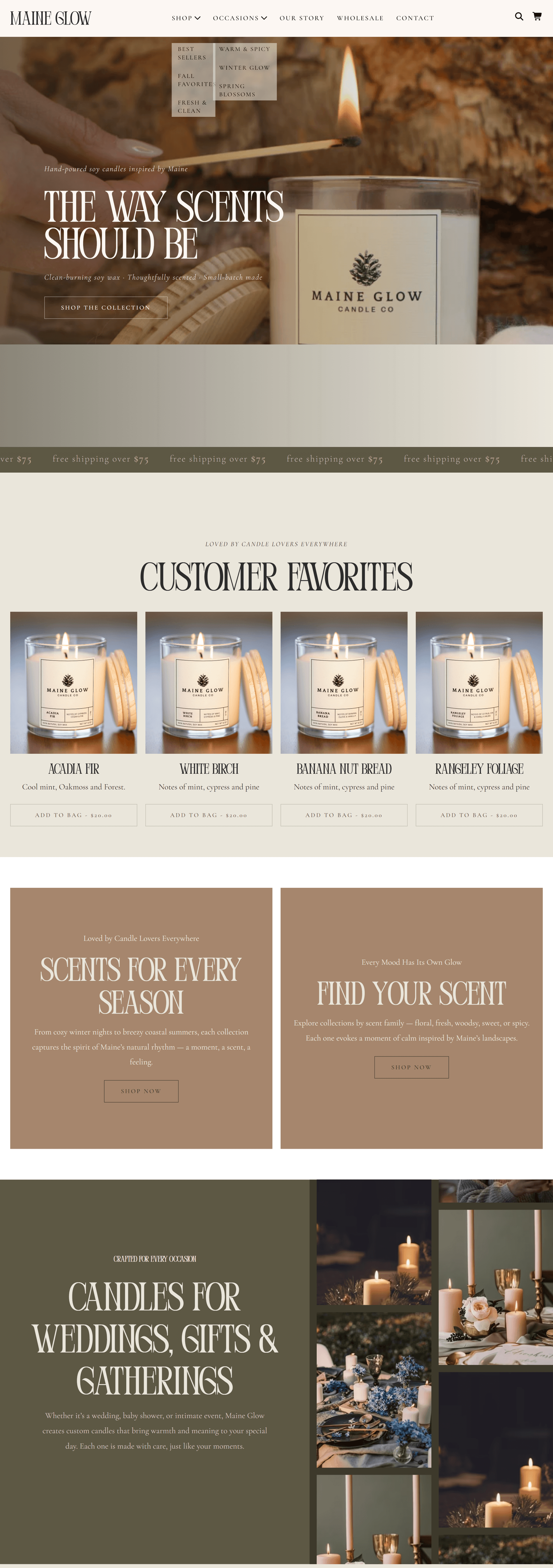 Maine Glow Candle Co gallery image 1